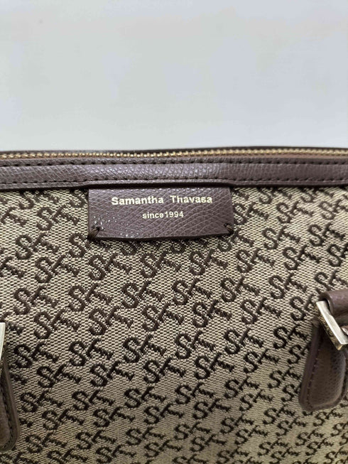 サマンサタバサ Samantha Thavasa ST Jacquard Boston bag ジャガード ミニ ボストン バッグ モノグラム レディース